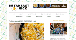 Desktop Screenshot of breakfastwithnick.com